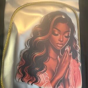 Elegant Praying Woman Accessory B